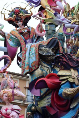 Valencia, İspanya, 17 Mart 2025. Las Fallas de Valencia.