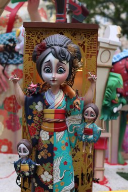 Valencia, İspanya, 17 Mart 2025. Las Fallas de Valencia.