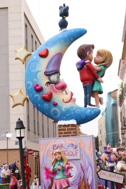 Valencia, İspanya, 17 Mart 2025. Las Fallas de Valencia.
