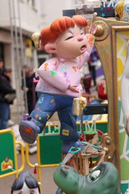 Valencia, İspanya, 17 Mart 2025. Las Fallas de Valencia.