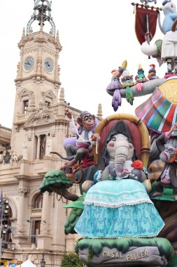 Valencia, İspanya, 17 Mart 2025. Las Fallas de Valencia.