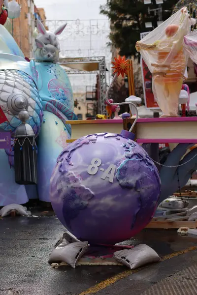 Valencia, İspanya, 17 Mart 2025. Las Fallas de Valencia,.