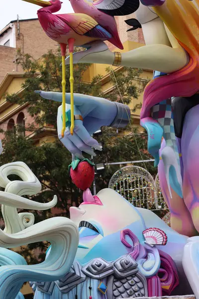 Valencia, İspanya, 17 Mart 2025. Las Fallas de Valencia,.