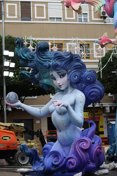 Valencia, İspanya, 17 Mart 2025. Las Fallas de Valencia,.