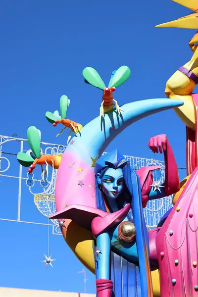 Valencia, İspanya, 17 Mart 2025. Las Fallas de Valencia,.