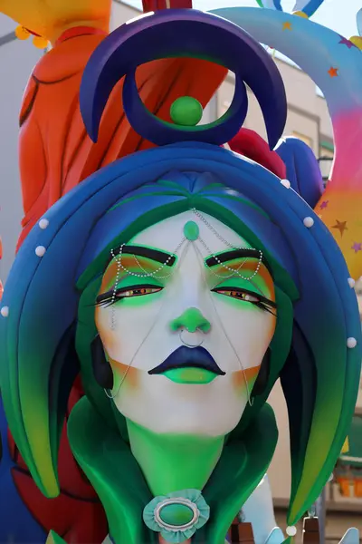 Valencia, İspanya, 17 Mart 2025. Las Fallas de Valencia,.