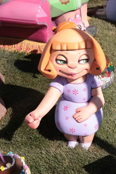 Valencia, İspanya, 17 Mart 2025. Las Fallas de Valencia,.