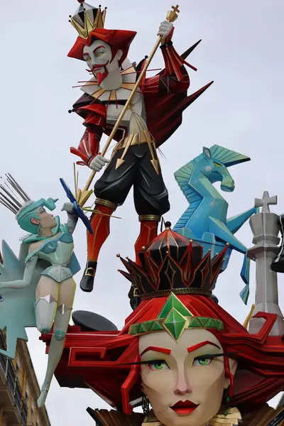 Valencia, İspanya, 17 Mart 2025. Las Fallas de Valencia.