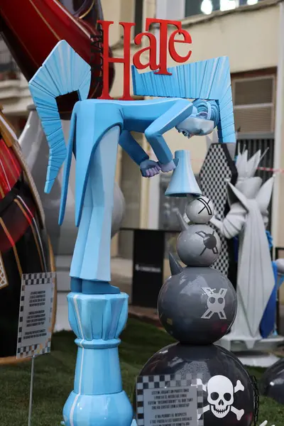 Valencia, İspanya, 17 Mart 2025. Las Fallas de Valencia.