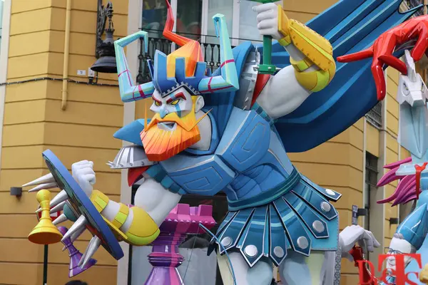 Valencia, İspanya, 17 Mart 2025. Las Fallas de Valencia.
