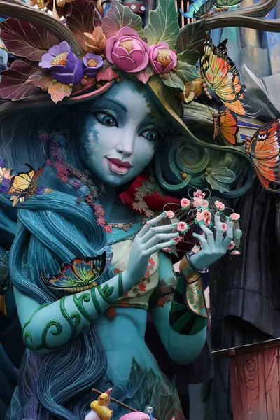 Valencia, İspanya, 17 Mart 2025. Las Fallas de Valencia.