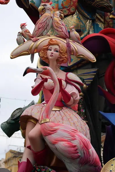 Valencia, İspanya, 17 Mart 2025. Las Fallas de Valencia.