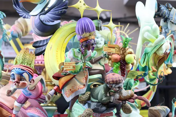 Valencia, İspanya, 17 Mart 2025. Las Fallas de Valencia.