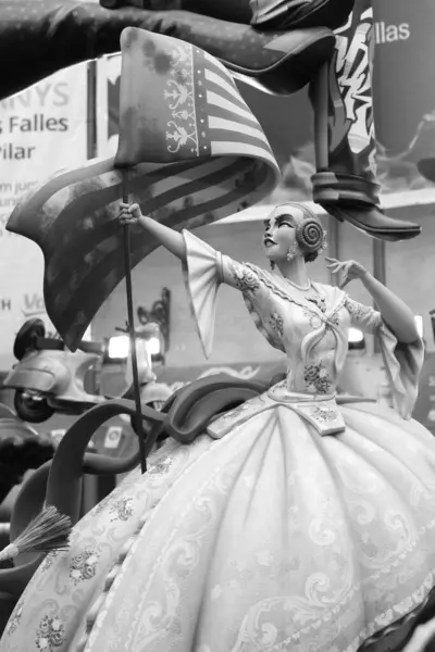 Valencia, İspanya, 17 Mart 2025. Las Fallas de Valencia.