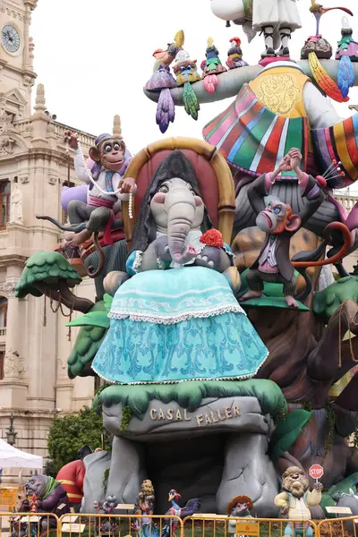 Valencia, İspanya, 17 Mart 2025. Las Fallas de Valencia.