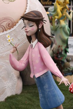 Valencia, İspanya, 17 Mart 2025. Las Fallas de Valencia.