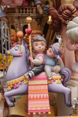 Valencia, İspanya, 17 Mart 2025. Las Fallas de Valencia.