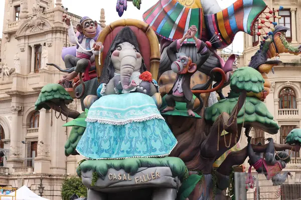 Valencia, İspanya, 17 Mart 2025. Las Fallas de Valencia.