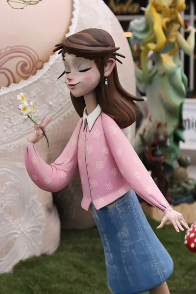 Valencia, İspanya, 17 Mart 2025. Las Fallas de Valencia.