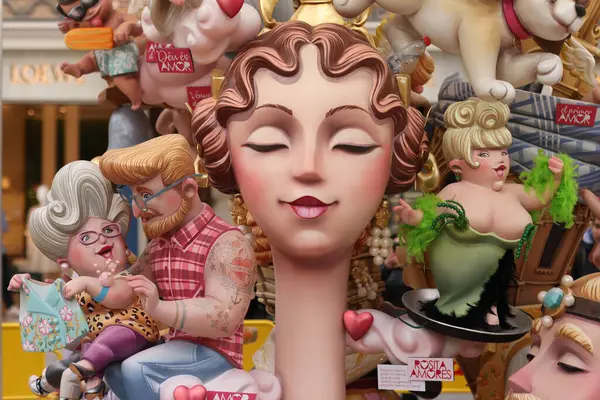 Valencia, İspanya, 17 Mart 2025. Las Fallas de Valencia.