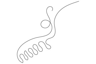 Arı uçuşu güzel ve tek çizgi sanatı ve izole edilmiş minimalist ana hatlı vektör simgesidir