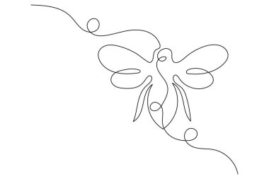 İzole edilmiş dış hat ikonunun bal arısı uçuşu sanatı devam ediyor