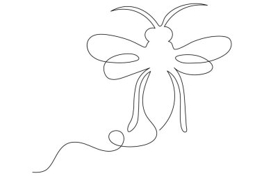 İzole edilmiş dış hat ikonunun bal arısı uçuşu sanatı devam ediyor