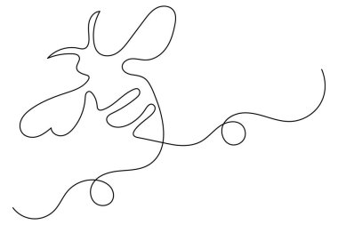 İzole edilmiş dış hat ikonunun bal arısı uçuşu sanatı devam ediyor