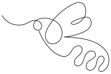 İzole edilmiş dış hat ikonunun bal arısı uçuşu sanatı devam ediyor