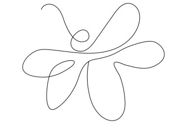 İzole edilmiş dış hat ikonunun bal arısı uçuşu sanatı devam ediyor