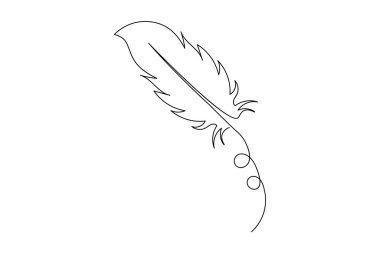 Ana hat vektör çiziminin sürekli bir çizgi çizimi olan gemi çapası