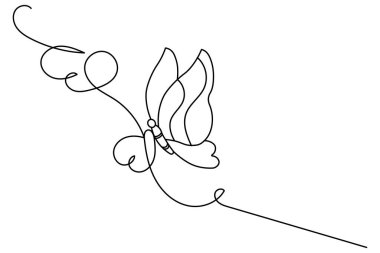 Kelebek, beyaz arka planda izole edilmiş renkli kral kelebekli bir çizim.