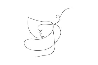 Kelebek, beyaz arka planda izole edilmiş renkli kral kelebekli bir çizim.