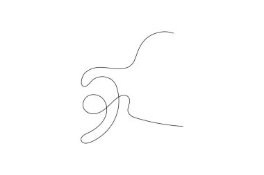 İzole edilmiş dış hatlar çiziminin sürekli bir çizimi