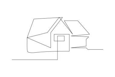 Ev bitkisi ve ampul sürekli tek çizgi halinde yeşil enerji çiziyor.