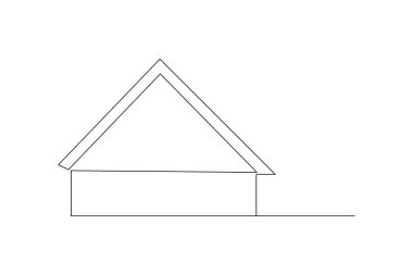Ev bitkisi ve ampul sürekli tek çizgi halinde yeşil enerji çiziyor.