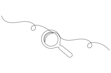 Konuşma baloncuğunun minimalist bir çizimi vektör illüstrasyonunu izole et