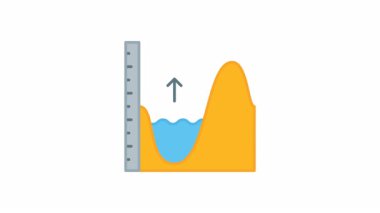 Canlandırılmış yükselen su seviyesi ölçümleri yükselen bir eğilim gösteriyor. İklim değişikliğine uygun maddeler, bilimsel sunumlar, çevre raporları ve eğitim materyalleri
