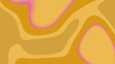 Pembe dalgalı altın şekilli soyut sanat eserleri. Özgeçmiş, iç tasarım, sosyal medya grafikleri ve lüks markalaşma projeleri için elverişli.