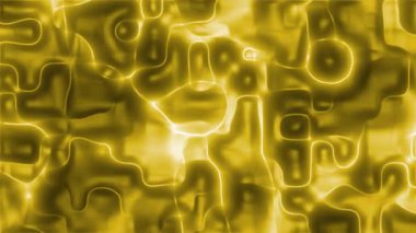 Sıvı metali andıran altın soyut girdap kalıpları, arka plan, tasarım elementleri, lüks markalaşma ve dinamik görsel projeler için idealdir..