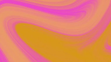 Tasarım projeleri, sosyal medya, ambalaj, web pankartları ve dekoratif baskılar için uygun pembe ve altın kıvrımlı soyut sıvı arkaplan dokusu.