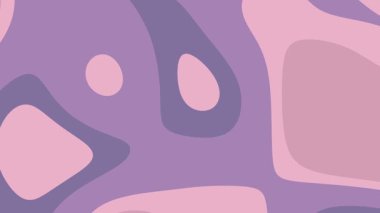 Mor ve pembe soyut şekiller modern sanat geçmişleri, grafik tasarım projeleri veya canlı pazarlama materyalleri için uygun hoş bir tasarım oluşturur..