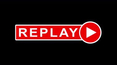 İşaret simgesi döngü animasyonunu tekrar oynat. Alfa Kanalı 4K videosundaki imza şablonunu tekrar oynat