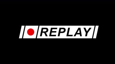 Metin animasyonunu alfa kanalı ile tekrar oynat. 4K video döngüsü