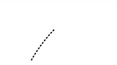 Şeffaf arkaplanda yukarı bakan eğri bir ok var. Yönü, büyümeyi ve ilerlemeyi sembolize etmeye uygun. 4K video