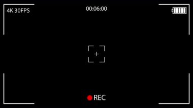 Alfa kanalında video ekran animasyonu kaydediliyor. 4K video
