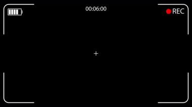 Alfa kanalı ile video kayıt ekranı. 4K video