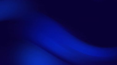 Derin mavi soyut arkaplandaki pürüzsüz akış eğrileri