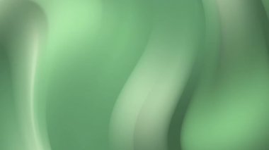 Yumuşak geçiş ve akışkan hareket arkaplanı ile pürüzsüz yeşil eğriler