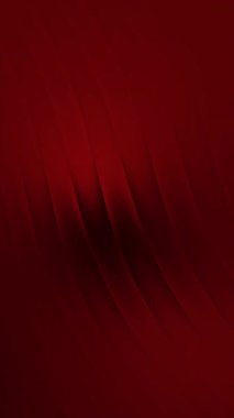 Yumuşak kıvrımlı dalga çizgileri ve eğimli doku tasarımı olan soyut koyu kırmızı dikey arkaplan